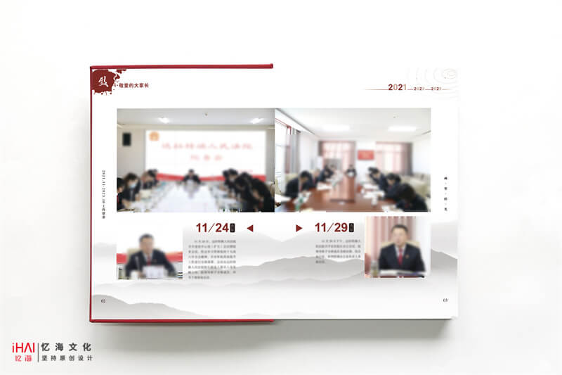 領(lǐng)導(dǎo)工作留念相冊設(shè)計
