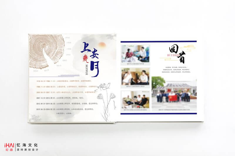 領(lǐng)導(dǎo)退休紀念冊內(nèi)頁設(shè)計