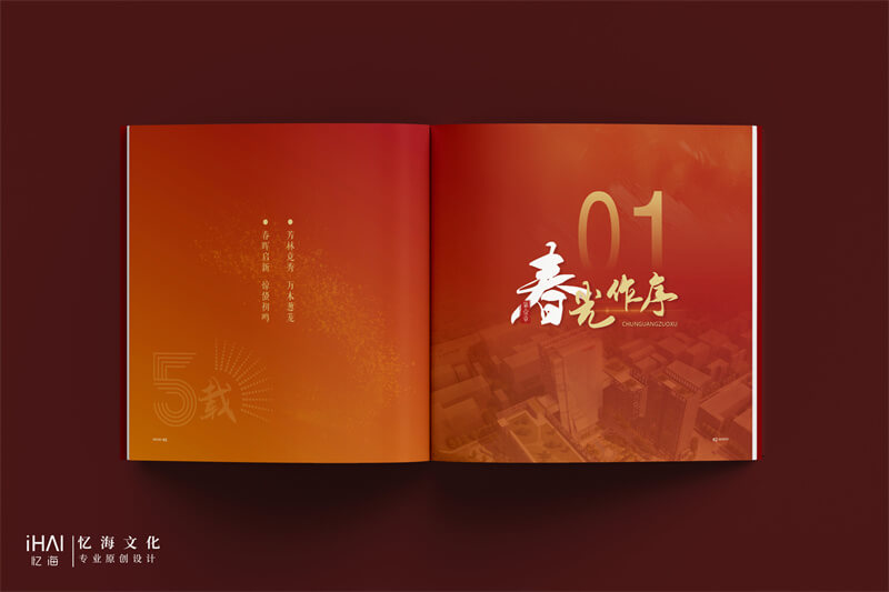 設(shè)計(jì)制作5周年紀(jì)念畫冊(cè)