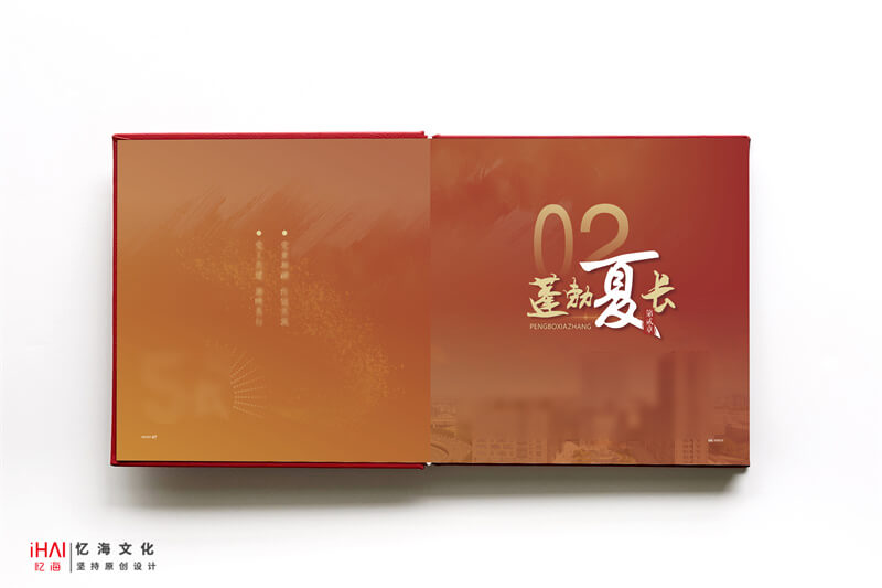 設(shè)計制作企業(yè)10周年紀念相冊