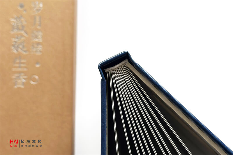 領(lǐng)導(dǎo)工作紀(jì)念相冊書脊展示