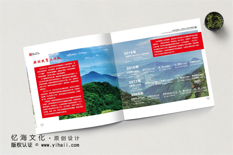 昆明憶海文化-企業(yè)扶貧紀(jì)念畫冊一醫(yī)院精準(zhǔn)扶貧10周年畫冊