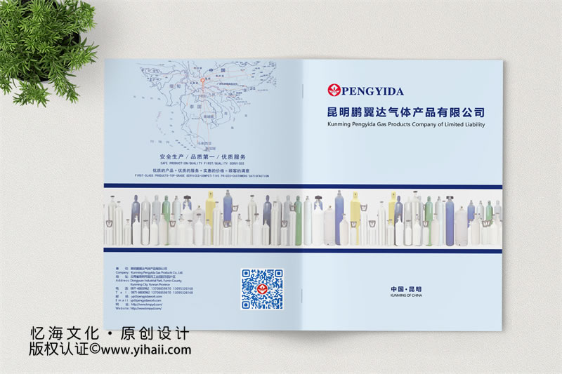 企業(yè)宣傳畫(huà)冊(cè)設(shè)計(jì)-昆明氣體公司畫(huà)冊(cè)制作