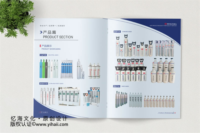 企業(yè)宣傳畫(huà)冊(cè)設(shè)計(jì)-昆明氣體公司畫(huà)冊(cè)制作