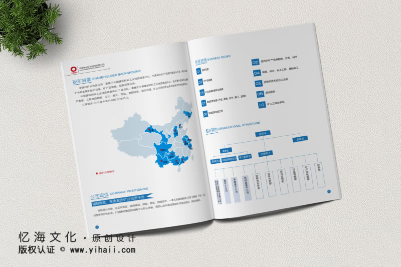公司宣傳冊設計制作----2019云南中材礦業(yè)投資有限公司