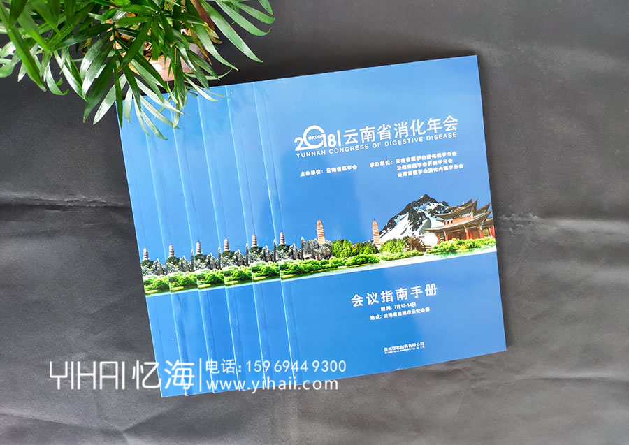 憶海文化云南省消化年會(huì)會(huì)議指南手冊(cè)設(shè)計(jì)