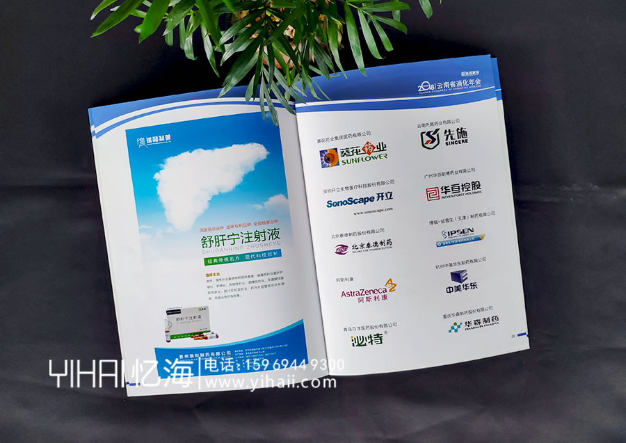 憶海文化云南省消化年會(huì)會(huì)議指南手冊(cè)設(shè)計(jì)