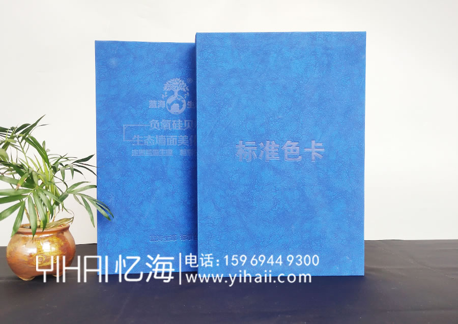 昆明憶海文化藍(lán)海生源標(biāo)準(zhǔn)色卡設(shè)計(jì)制作